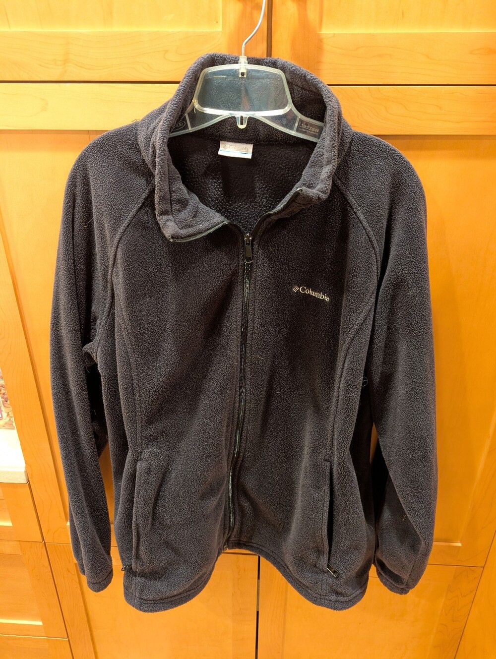 Columbia Sportswear Fleece Jacket, Size 2X, Black